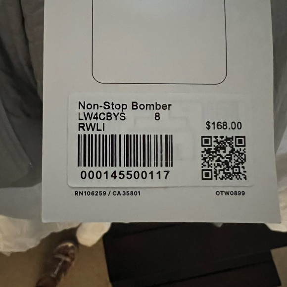 Lulu non stop bomber jacket size 8 - Picture 4 of 5